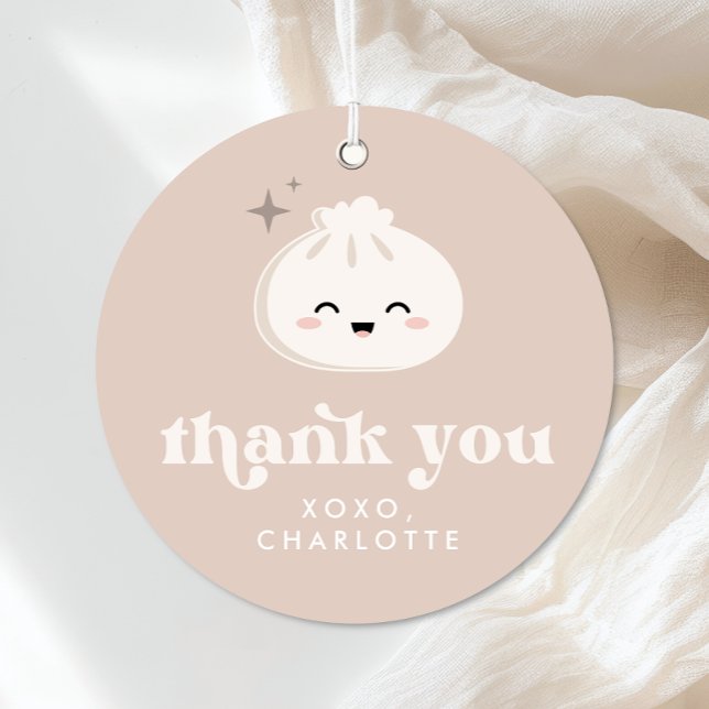 Little Dumpling Bao Dim Sum Favor Tags (Creator Uploaded)