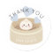 Little Dumpling Blue Baby Shower Thank You