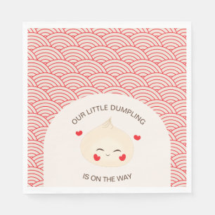 Little Dumpling Dim Sum Baby Shower Napkins