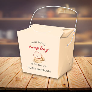 Little Dumpling Gender Neutral Kawaii Baby Shower Favor Boxes