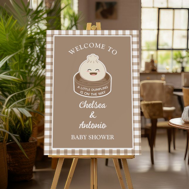 Little Dumpling is On The Way Baby Shower Welcome Foam Board (Creator Uploaded)