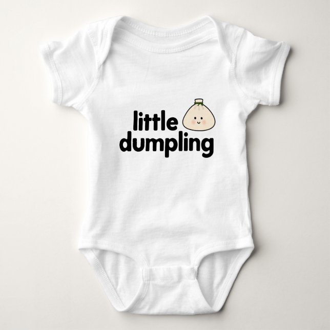 Little Dumpling One-Piece Baby Bodysuit (Front)