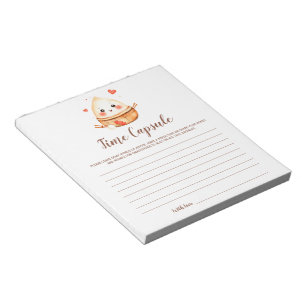 Little Dumpling Time Capsule Message for Baby Notepad