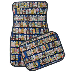 Little Dutch souvenirs and gifts - shoes windmills Car Floor Mat