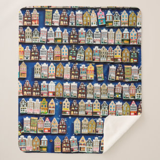 Little Dutch souvenirs and gifts - shoes windmills Sherpa Blanket