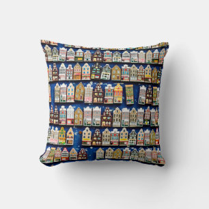 Little Dutch souvenirs and gifts - shoes windmills Throw Pillow