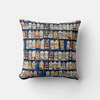 Little Dutch souvenirs and gifts - shoes windmills Throw Pillow