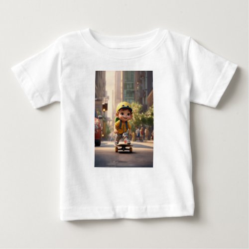 Little Earthman Adorable Baby Boy T_Shirt Design