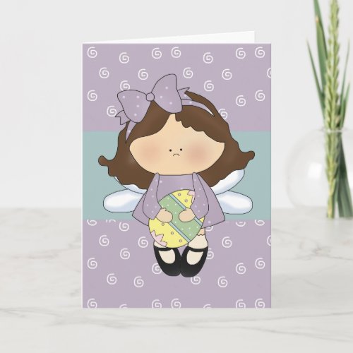 Little Easter Angel D3 Easter Greeting Card