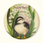 Little Easter Bird Vintage Magnet