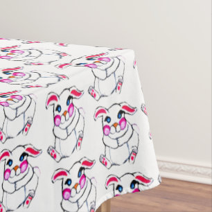 LITTLE EASTER BUNNY TABLECLOTH