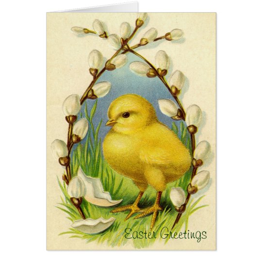 Little Easter Chick Greeting Card
