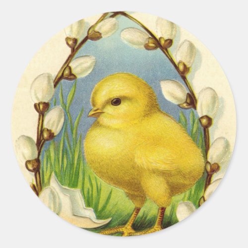 Little Easter Chick Stickers