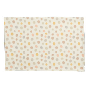 Little Easter Pebbles on cream - pattern. Pillow Case