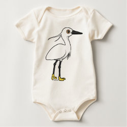 Little Egret Infant Organic Creeper