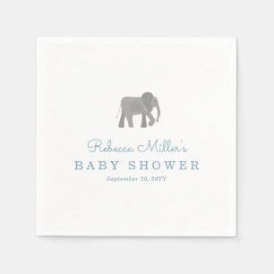 Little Elephant Baby Shower Napkins