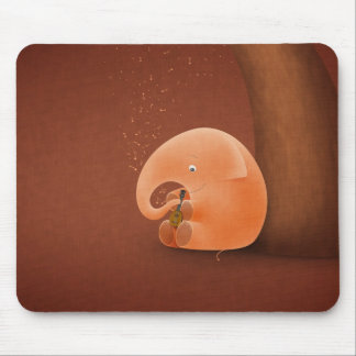 Little Elephant, Big Ukulele Mouse Pad