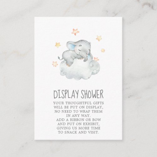 Little Elephant Boy Baby Shower Display Shower