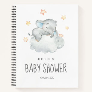 Baby Elephant and Duck, Notebook Blank Journal