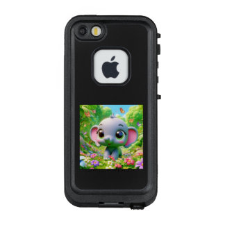 Little Elephant in a Flower Field LifeProof FRĒ iPhone SE/5/5s Case