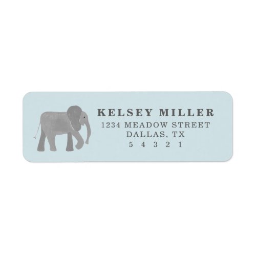 Little Elephant Label