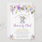 little elephant purple floral shower by mail