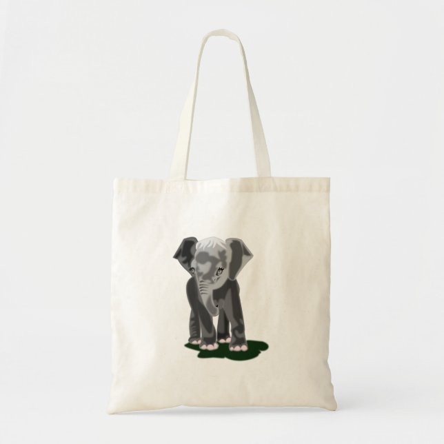 Little Elephant Tote Bag (Front)