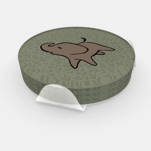 Little Elephants Coaster Set (Set)