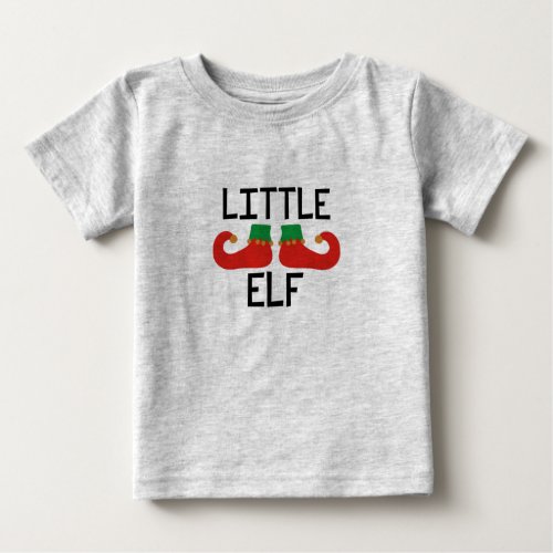 Little Elf Christmas Baby T_Shirt