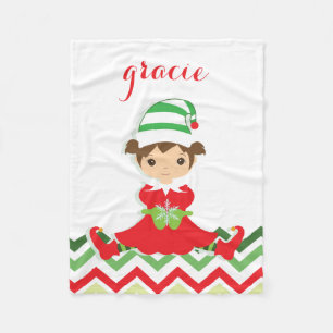 Little Elf Christmas Blanket