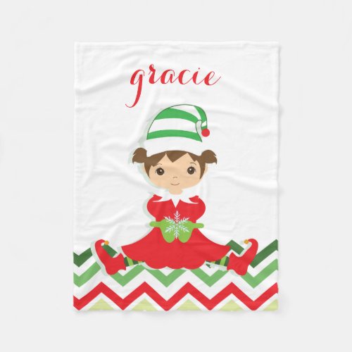 Little Elf  Christmas Blanket