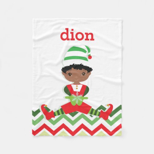 Little Elf  Christmas Blanket