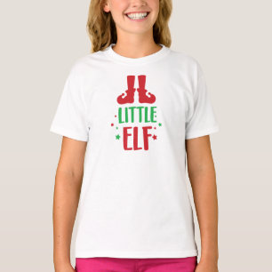 Little Elf, Elf Shoes, Stars, Christmas, Xmas T-Shirt