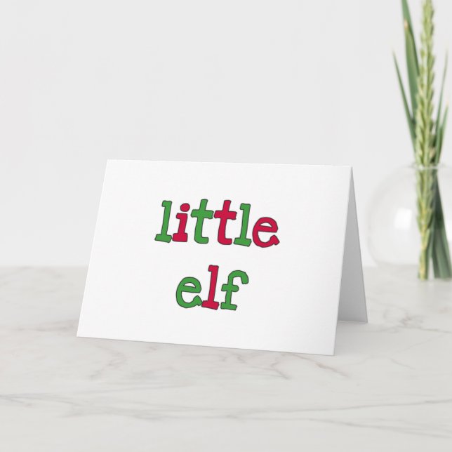 Little Elf Holiday T-shirts and Gifts (Front)