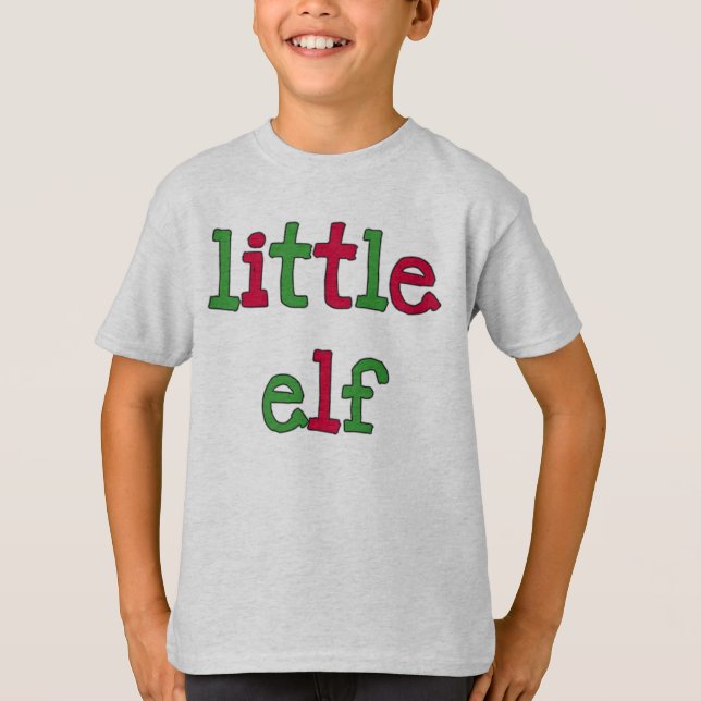 Little Elf Holiday T-shirts and Gifts (Front)