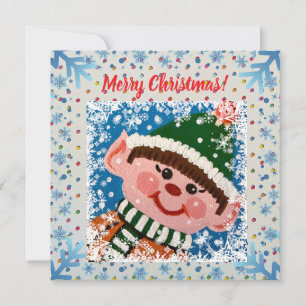 Little Elf Magnet Card