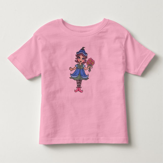 Little Elfgirl Toddler T-shirt (Front)