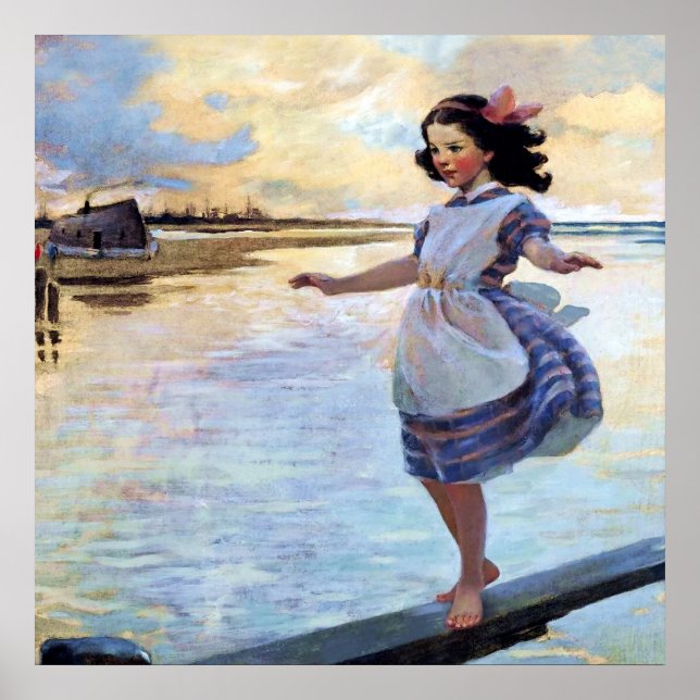 “Little Eml’y” By Jessie Willcox Smith Poster (Front)