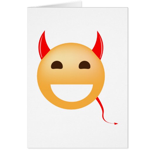 Little Emoji Devil Cards (Front)