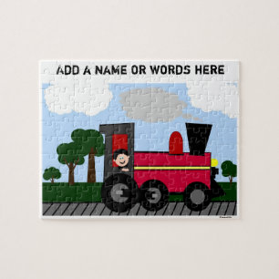 Little Engineer Train Trains Digital Jigsaw Puzzle