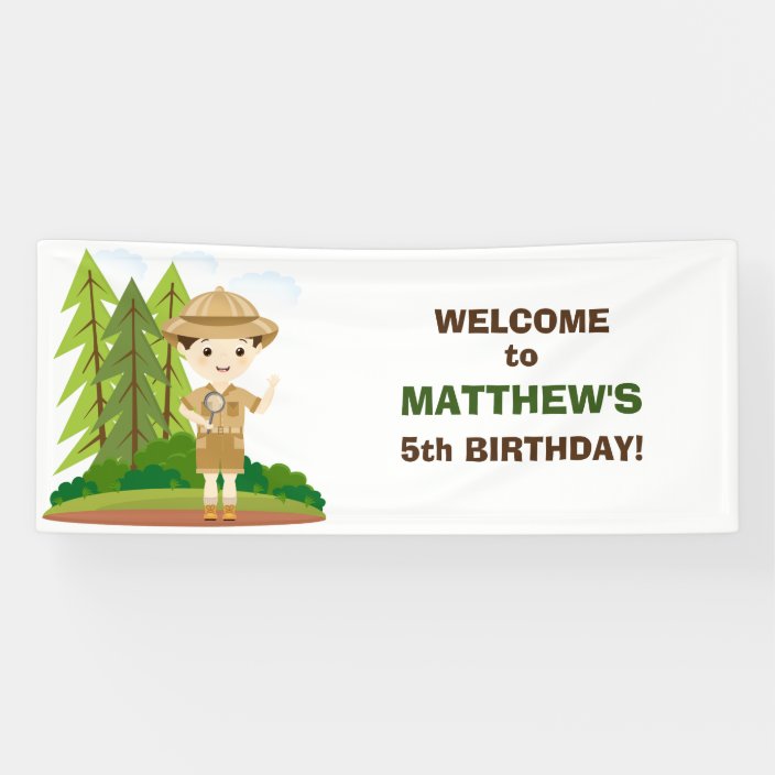 Little Explorer Banner | Zazzle.com