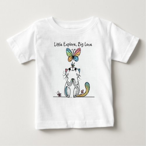 Little Explorer Big Love Baby T_Shirt
