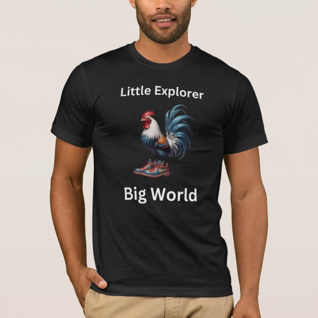 Little Explorer, Big World T-Shirt (Front)