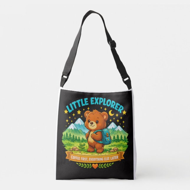 Little Explorer – Coffee First Adventure Bag (Back)