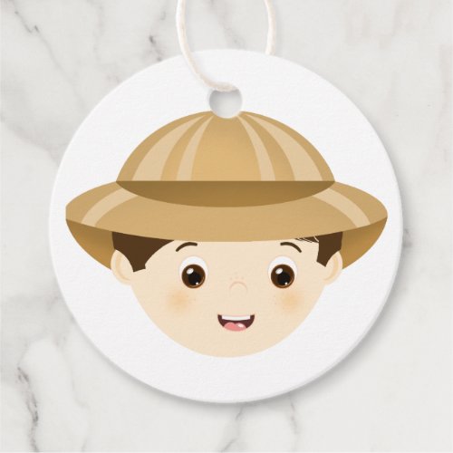 Little Explorer Favor Tags