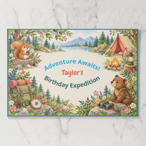 Little Explorer Forest Campout in Watercolor Paper Pad