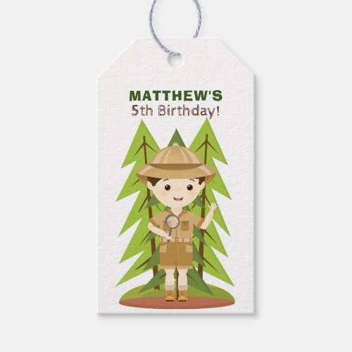 Little Explorer Gift Tags