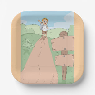 Little Explorer Hiking Adventure Paper Plates