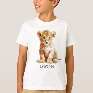 Little Explorer - Personalized Lion Cub T-Shirt