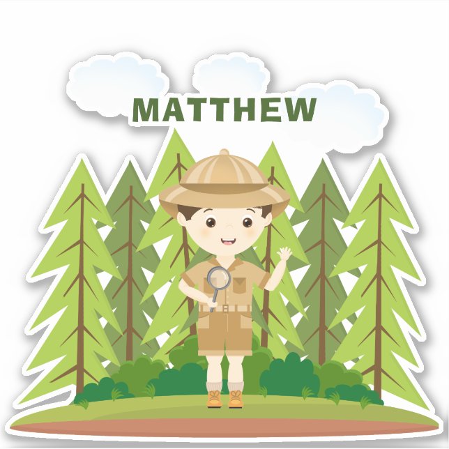Little Explorer Sticker (Front)